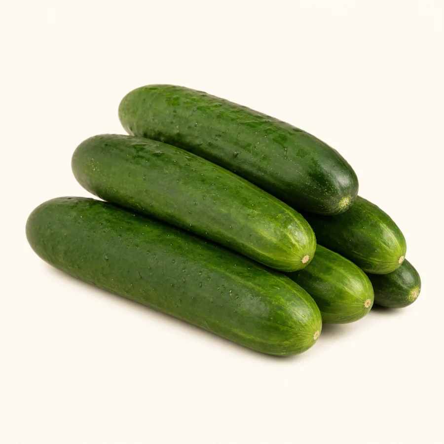 Fresh cucumber — Pepino fresco at La Aguila Market