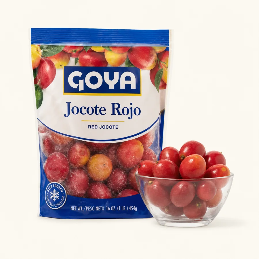 Goya frozen jocote — Jocote congelado Goya at La Aguila Market