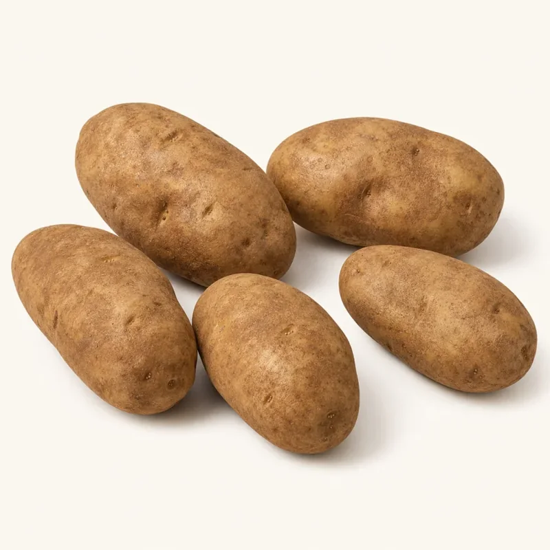 Brown potato — Papa café at La Aguila Market