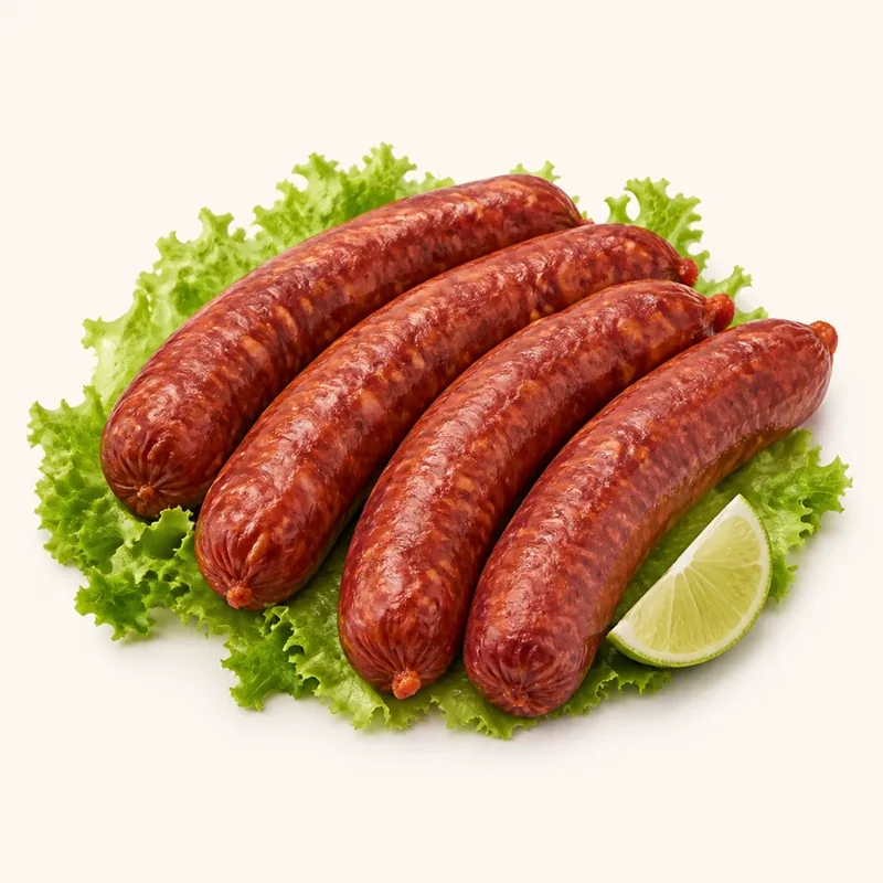 Dry chorizo — Chorizo seco at La Aguila Market