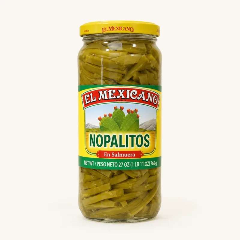 El Mexicano nopalitos — Nopalitos El Mexicano at La Aguila Market