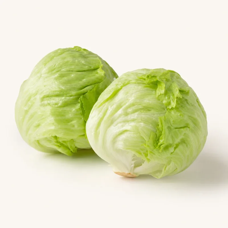 Iceberg lettuce — Lechuga bola at La Aguila Market