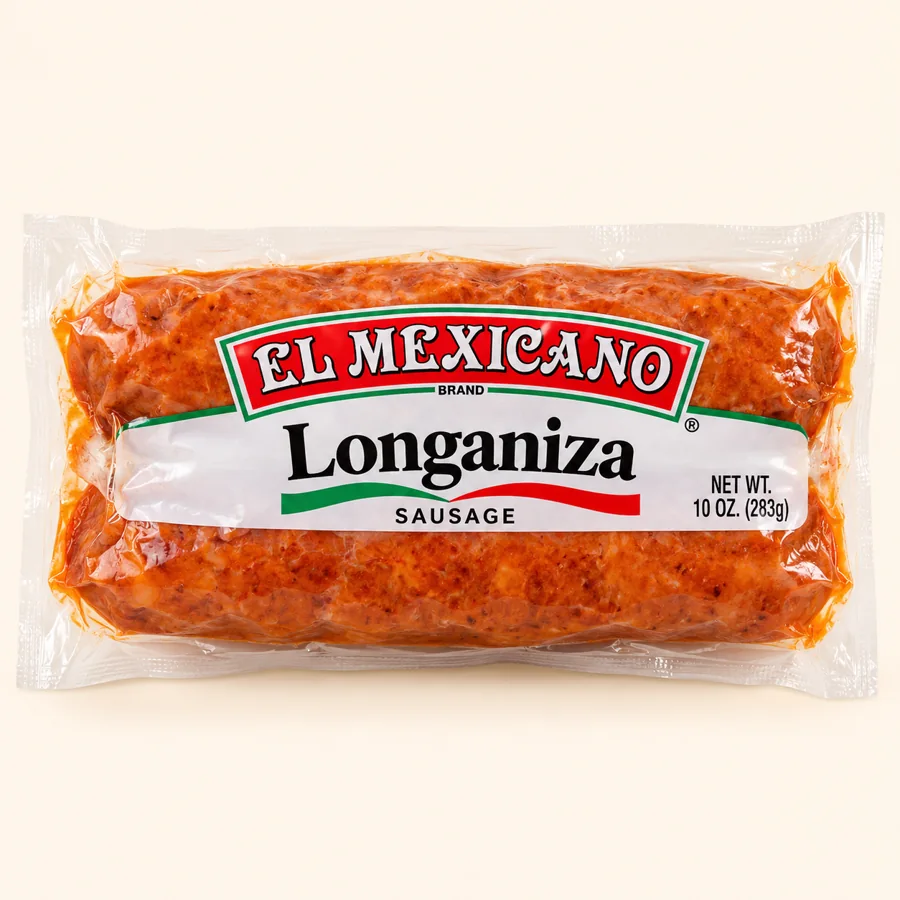El Mexicano longaniza — Longaniza El Mexicano at La Aguila Market
