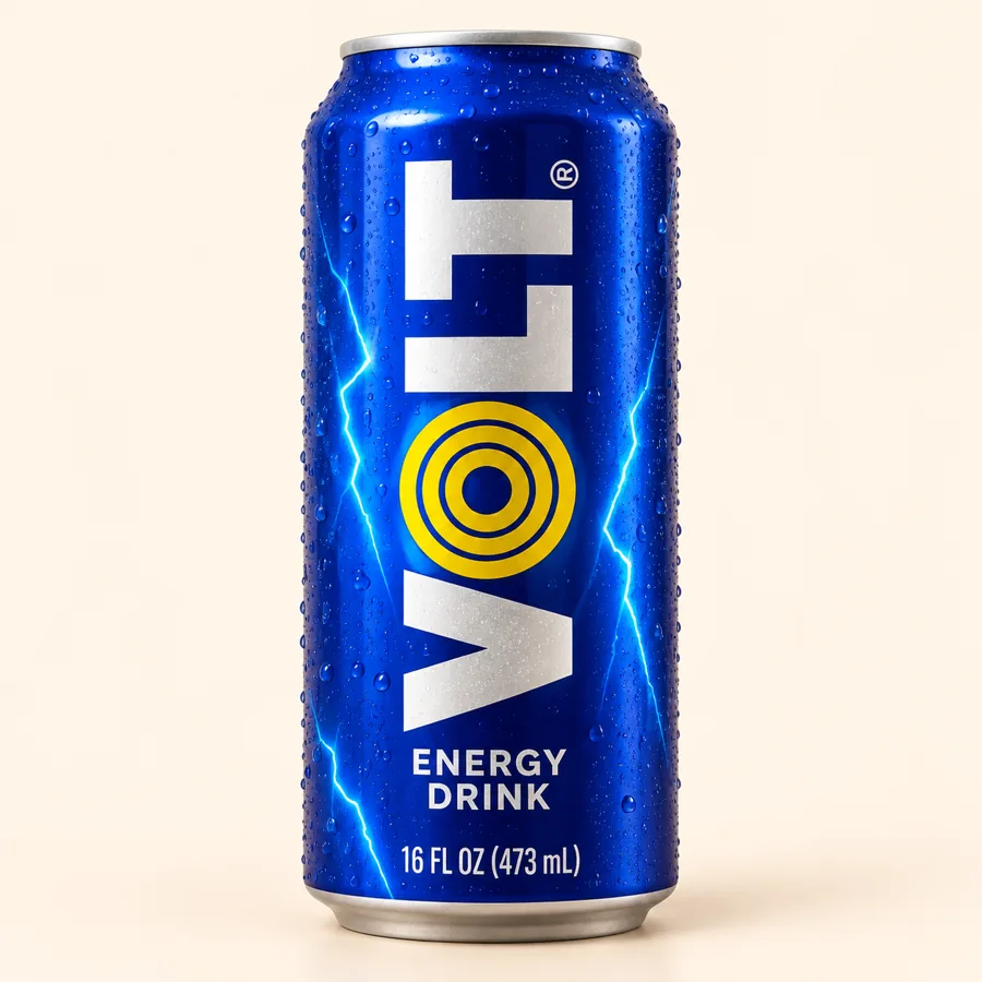 Volt energy drink — Bebida energética Volt at La Aguila Market
