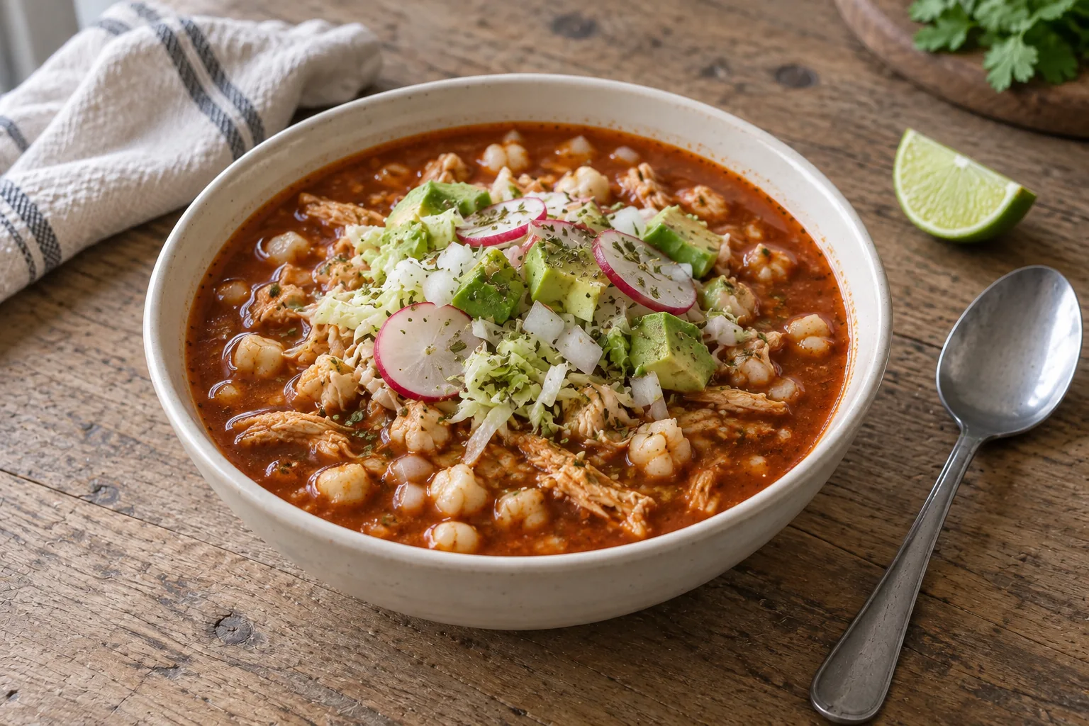 Fulge’s Red Chicken Pozole