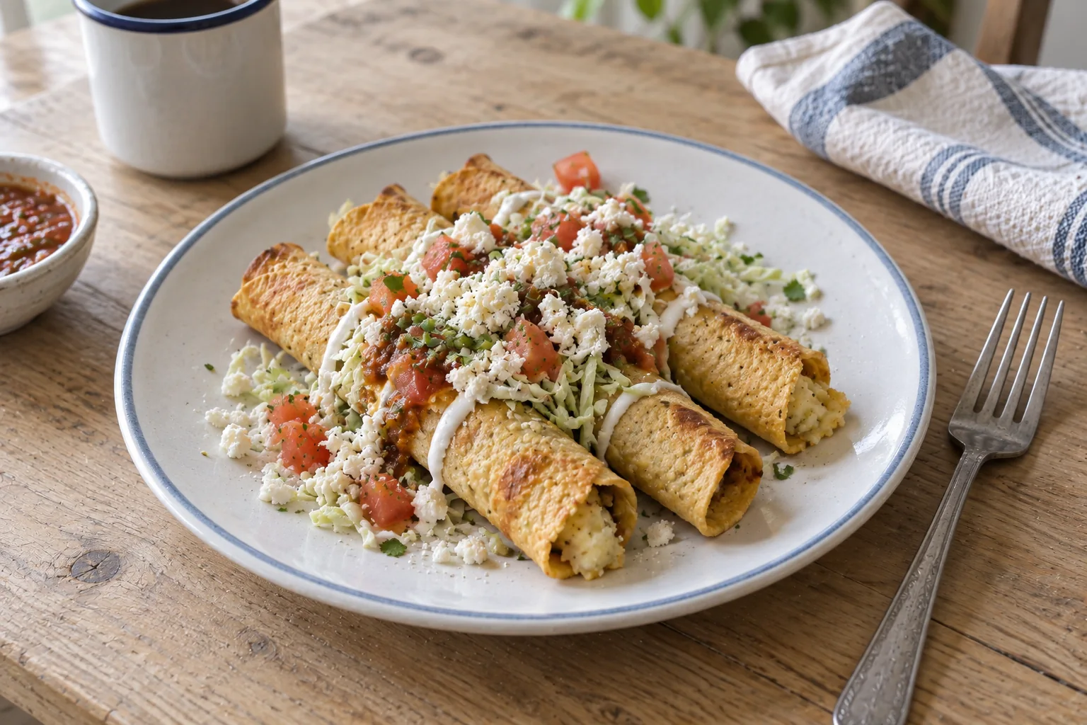 Crispy Potato Taquitos